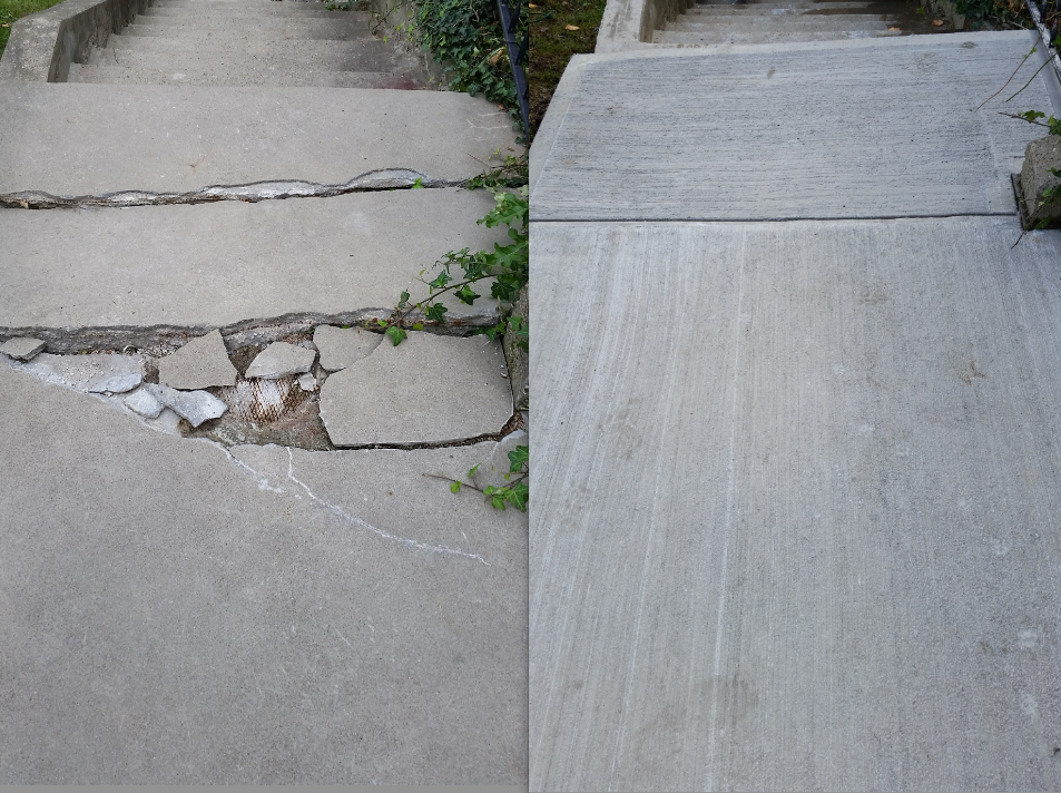 Concrete Repair and Replacement visualization.